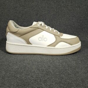 Alo Yoga Recovery Mode Sneakers Mens 12.5 Gravel Tan White High-Rebound Foam